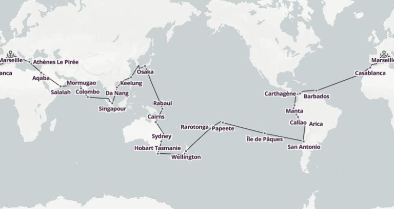 Croisière tour du monde Costa 2024 à bord du Costa Deliziosa